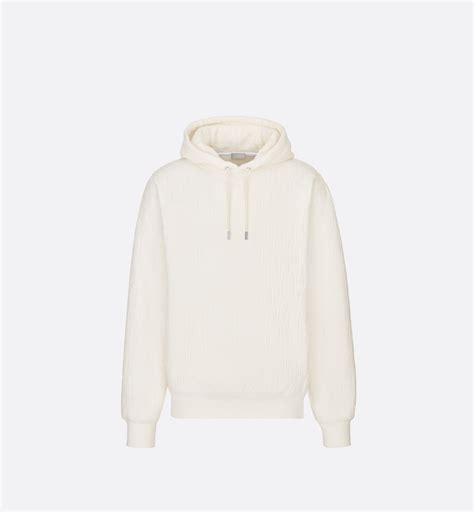 dior terry cloth hoodie|Oversized Hooded Sweatshirt with Dior Oblique Motif White Terry .